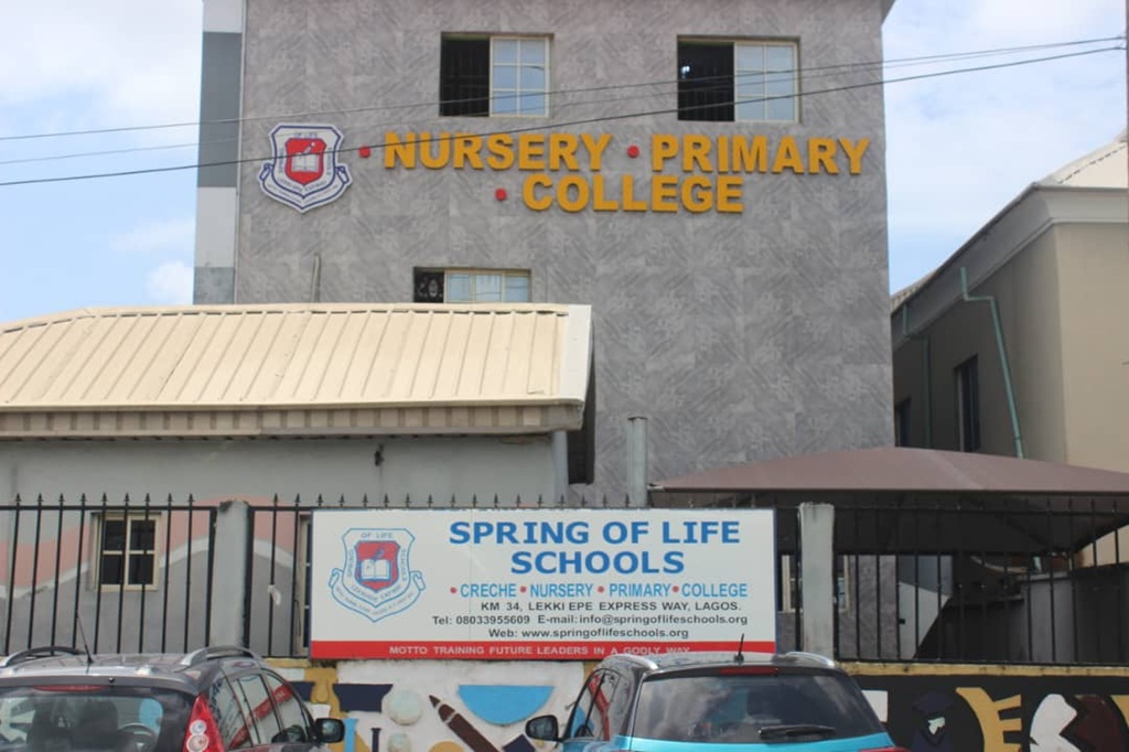 Students studying in the library at Spring Of Life Schools